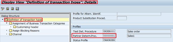 Customizing for Partner Processing