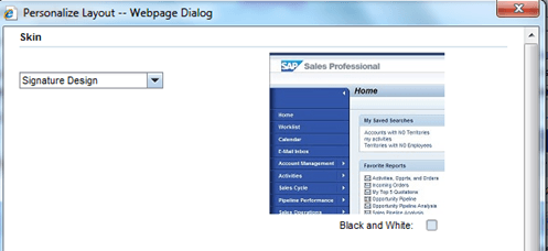Ultimate Guide to WebClient UI : SAP CRM Setting skin in personalization