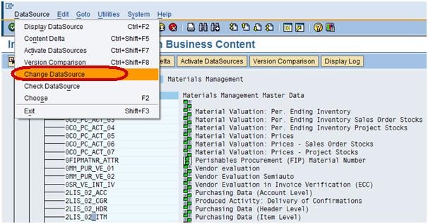 Load Transaction Data from ECC in SAP