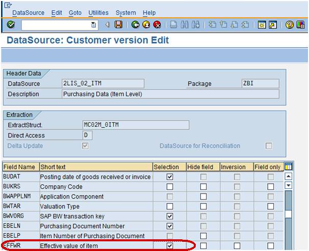 Load Transaction Data from ECC in SAP