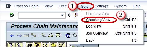 Check Consistency of Process Chain
