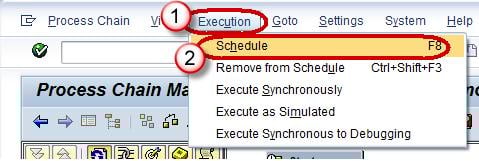 Activate a Process Chain