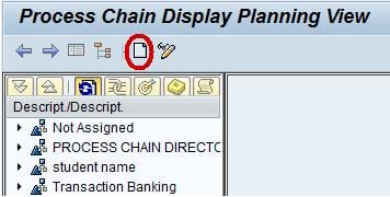 Create a Process Chain in SAP