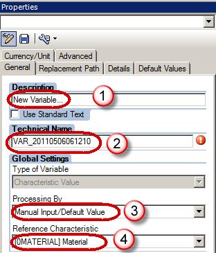 SAP Variables