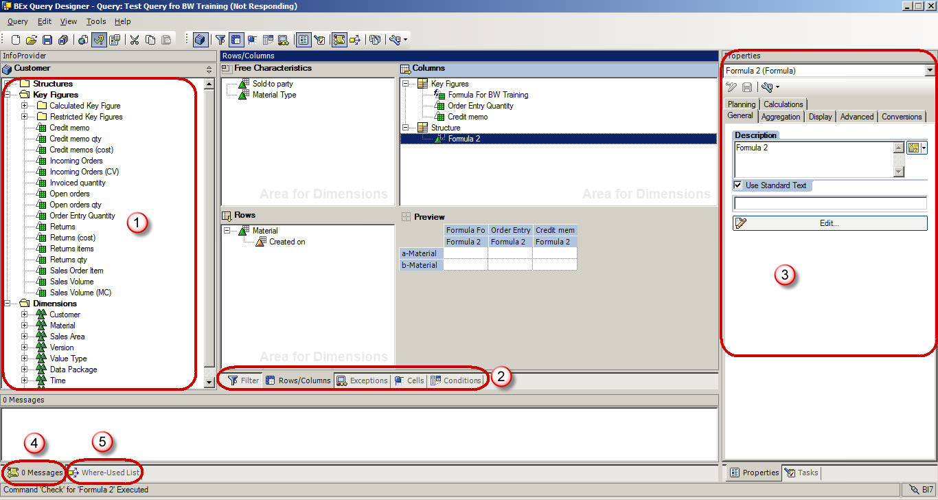 SAP Query Panel