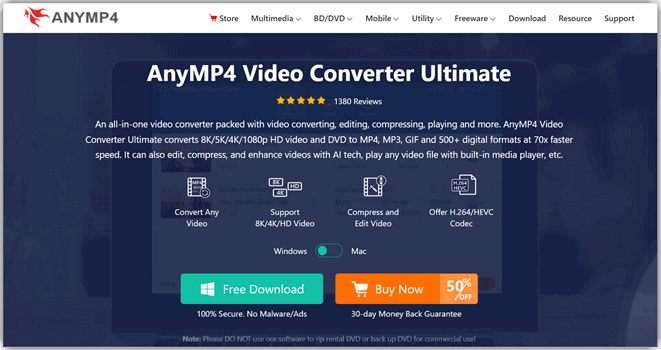 AnyMP4 Video Converter Ultimate