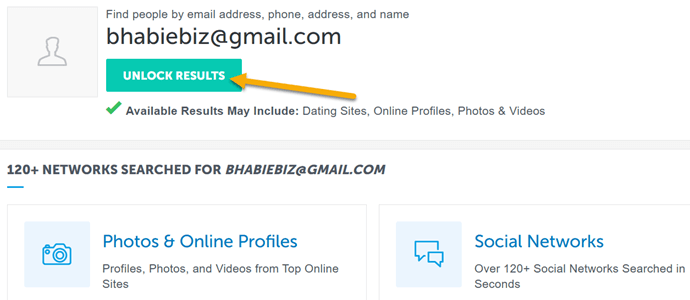 Spokeo reverse email lookup