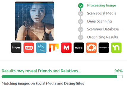 Social Catfish to Reverse-Search an Image