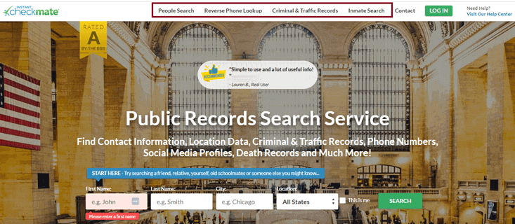 Getting Started with Instant Checkmate