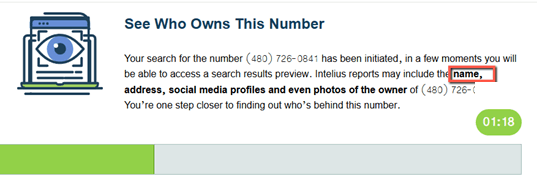 Find Someone’s Name using Intelius