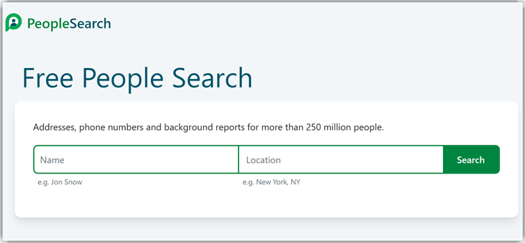 PeopleSearch