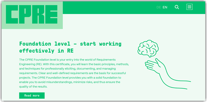 Certified Professional for Requirements Engineering