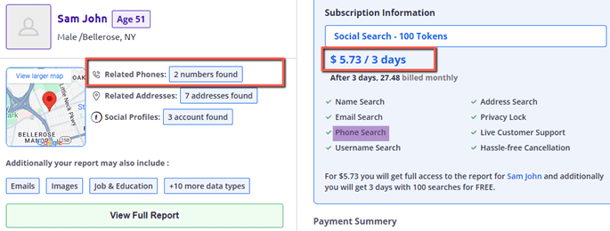 Find Someone's Phone Number by Name Using Social Catfish