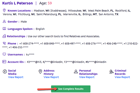 Find Target Person's Dating Profile using Social Catfish