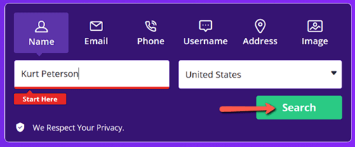 Find Target Person's Dating Profile using Social Catfish