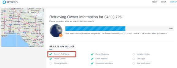 find someone’s name by phone number using Spokeo