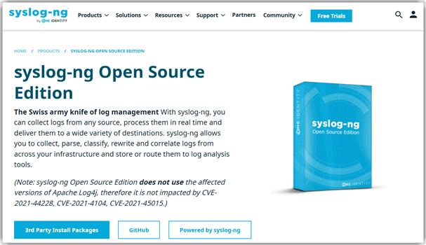 Syslog-ng Open Source Edition