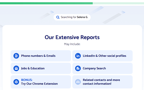 PeopleLooker’s B2B search