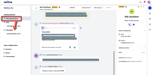 Process of Acquiring a virtual phone number with Nextiva