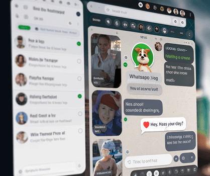 Tracking through WhatsApp Web