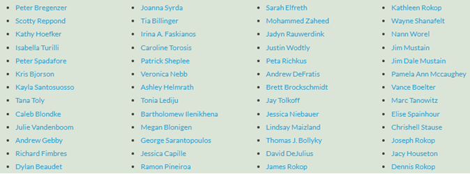 Trending People feature