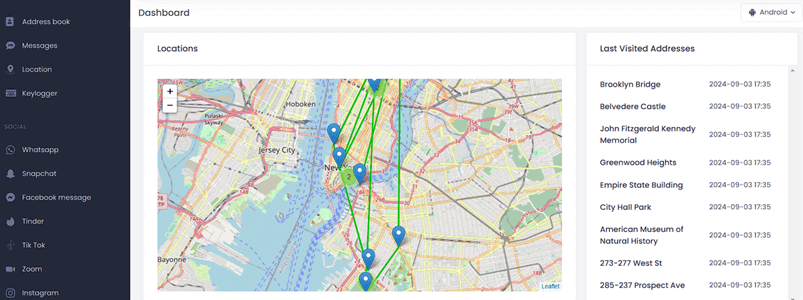 GPS Locations and Routes
