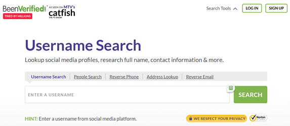 Use BeenVerified for Snapchat Username Search