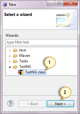 Create a New TestNG Test File