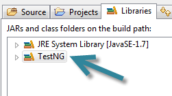Setting up a new TestNG Project