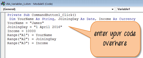 Excel VBA Data Types